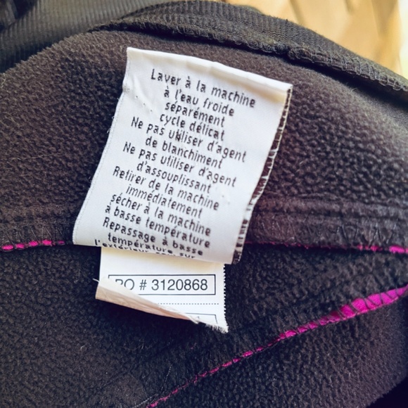 North End Three-Layer Fleece Jacket Soft Fuchsia Embroidered Squamish Valley L - Picture 10 of 16